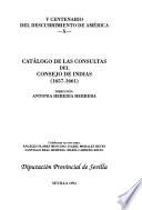 Catálogo de las consultas del Consejo de Indias: 1657-1661