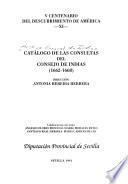 Catálogo de las consultas del Consejo de Indias