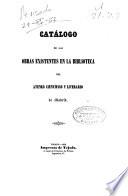 Catálogo de las obras existentes en la Biblioteca del Ateneo Científico y Literario de Madrid