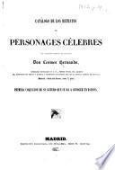 Catalogo de los retratos de personages célebres que comprende la Galeria del licenciado Don L. H.