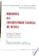 Catálogo de obras de compositores del continente americano: Obras de orquesta, camara y otros conjuntos orquestales