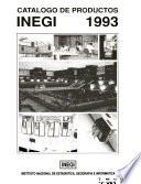 Catálogo de productos del Instituto Nacional de Estadística, Geografía e Informática ...
