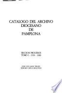 Catálogo del archivo diocesano de Pamplona: 1559-1589