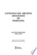 Catálogo del archivo diocesano de Pamplona