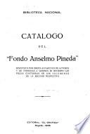 Catálogo del Fondo Anselmo Pineda