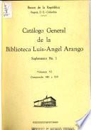 Catálogo general de la Biblioteca Luis-Angel Arango