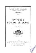 Catálogo general de libros, 1923-1948