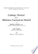 Catálogo musical de la Biblioteca Nacional de Madrid: Impresos: Música práctica