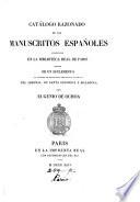 Catálogo razonado de los manuscritos españoles existentes en la Biblioteca Real de París