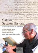 Catálogo Sección Historia, Archivo Nacional de Asunción