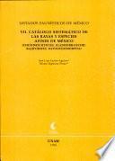 Catálogo sistemático de las rayas y especies afines de México