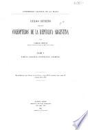 Catálogo sistemático de los Coleópteros de la República Argentina