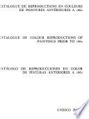 Catalogue de Reproductions en Couleurs de Peintures Antérieures À 1860