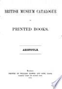Catalogue of Printed Books