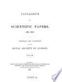Catalogue of Scientific Papers