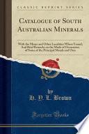 Catalogue of South Australian Minerals