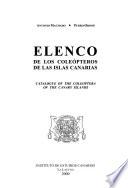 Catalogue of the coleoptera of the Canary Islands
