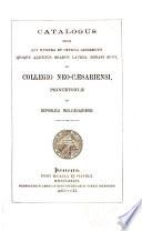 Catalogus Eorum Qui Munera Et Officia Gesserunt Quique Alicujus Gradus Laurea Donati Sunt