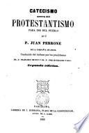 Catecismo acerca del protestantismo para uso del pueblo