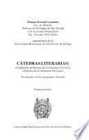 Cátedras literarias
