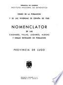 Censo de la población y de las viviendas de España de 1960
