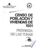 Censo de población y viviendas, 1981