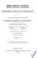 Censo escolar nacional correspondiente á fines de 1883 y principios de 1884