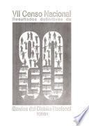 Censo nacional de población y vivienda, 24 y 25 de septiembre 1993: 80 barrios del Distrito Nacional (v. 1 )