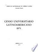 Censo universitario latinoamericano, 1971