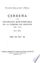 Cerdeña y la expansión mediterránea de la Corona de Aragón, 1297-1314: Texto