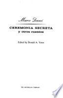 Ceremonia Secreta Y Otros Cuentos