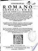 Ceremonial romano general