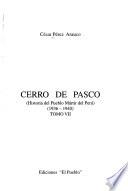 Cerro de Pasco: 1936-1940