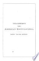 Chambers's New Handy Volume American Encyclopaedia