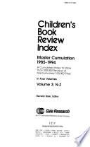 Children's Book Review Index 85-94 V 3