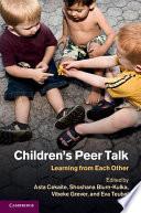 Children's Peer Talk