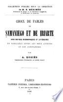 Choix de fables de Samaniego et de Iriarte