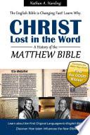 Christ: Lost in the word - paperback