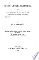Christopher Columbus and the Participation of the Jews in the Spanish and Portuguese Discoveries