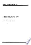 CIDOC documenta I/V