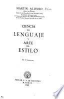 Ciencia del lenguaje y arte del estilo