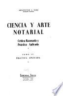 Ciencia y arte notarial