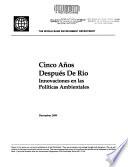 Cinco años después de Rio