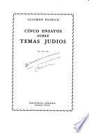 Cinco ensayos sobre temas judíos