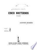 Cinco nocturnos, piano