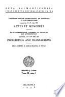 Cinquième congrès international de toponymie et da̓nthroponymie ; Salamanca, 12-15 avril 1955