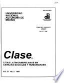 Citas latinoamericanas en sociología, economía y humanidades