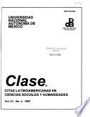 Citas latinoamericanas en sociología, economía y humanidades