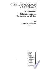 Libro Ciudad, democracia y socialismo