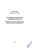Ciudadanía, democracia y derechos humanos